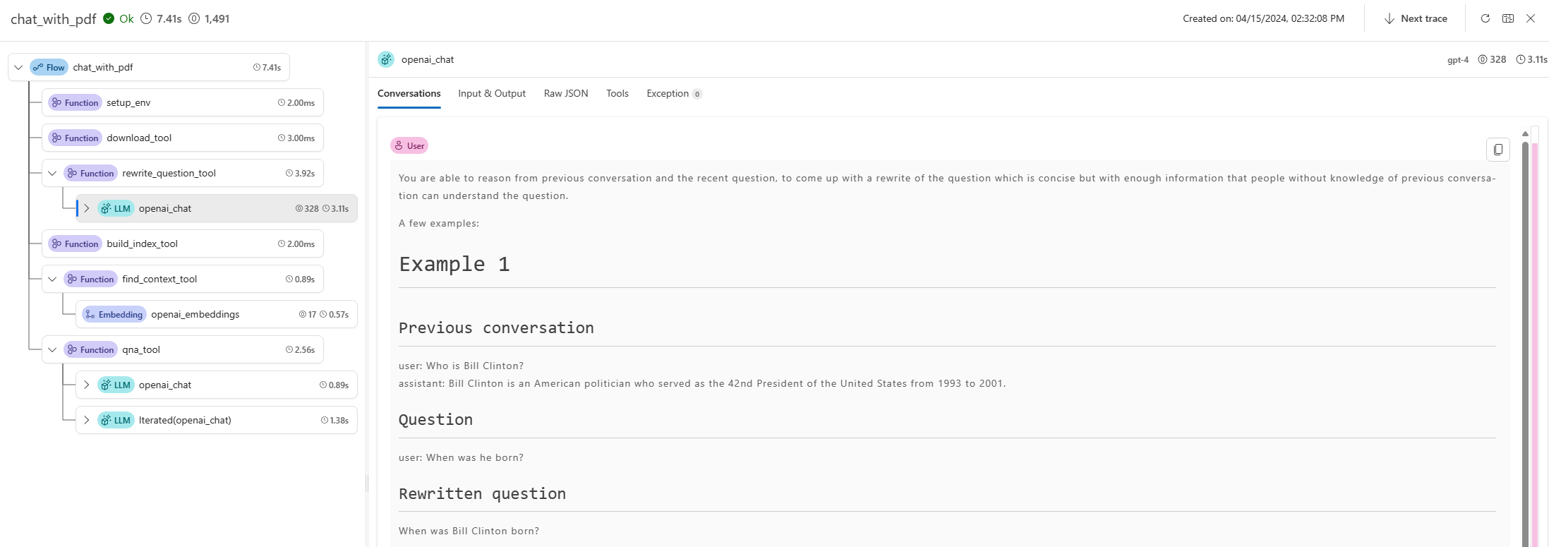 langchain-trace-detail
